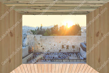 Load image into Gallery viewer, Kosel Sunrise Sukkah Mural
