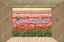 Load image into Gallery viewer, Tulips Sukkah Mural
